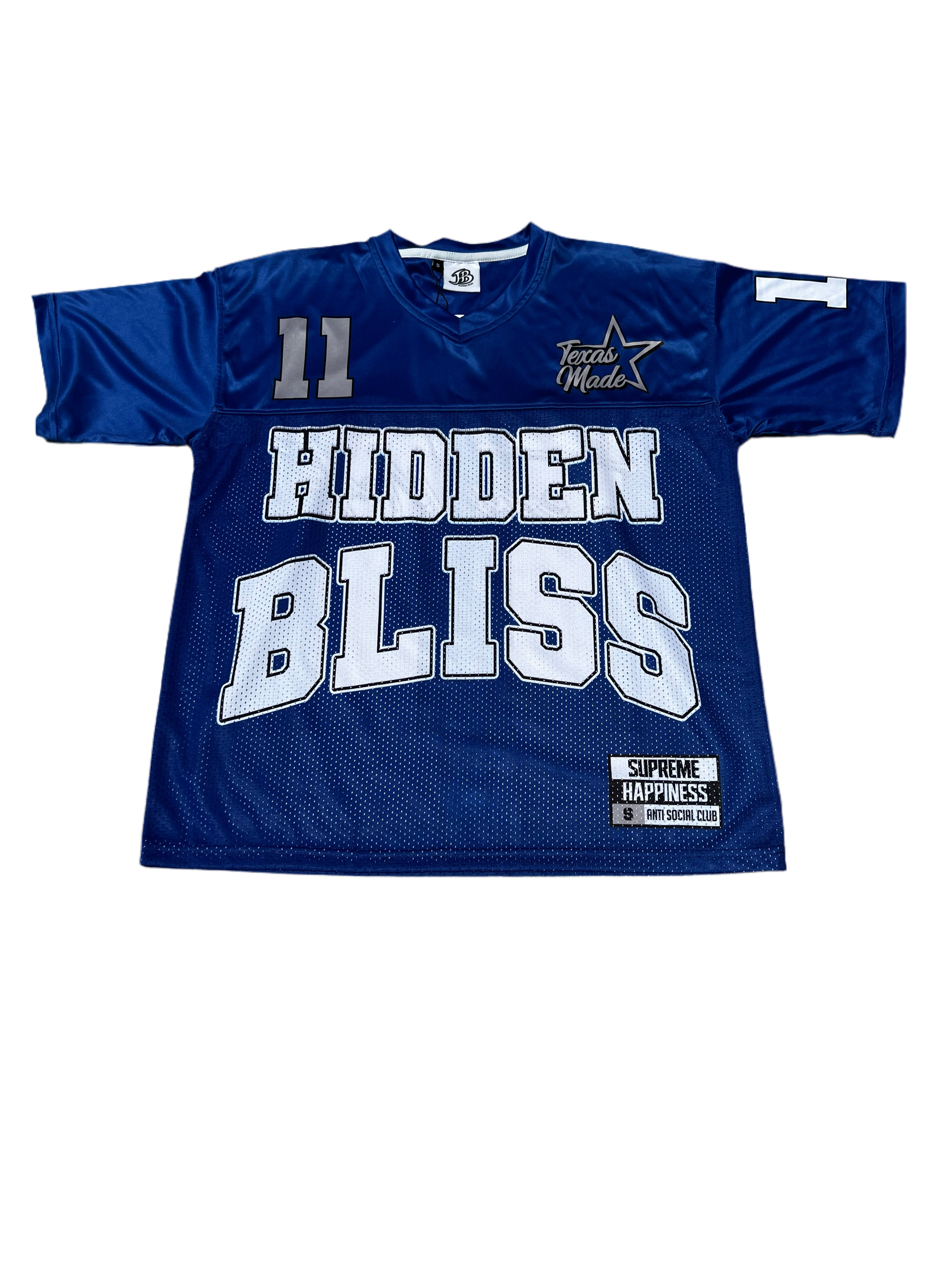 "Texas Made" Mesh Jersey- Blue