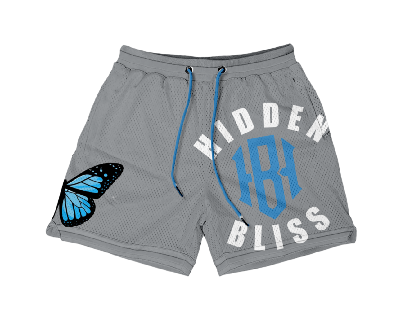 “Transformation” Mesh Shorts- Gray